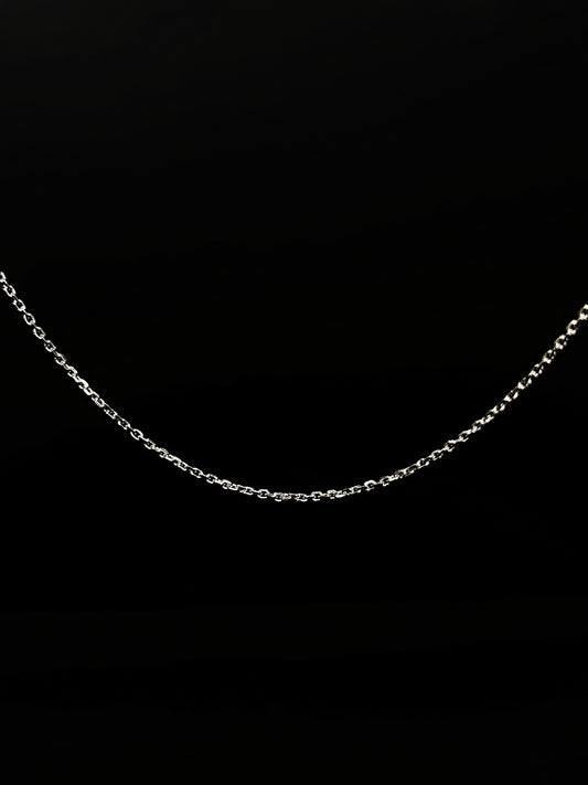Sterling Silver Diamond Cut Necklace For Men And Women